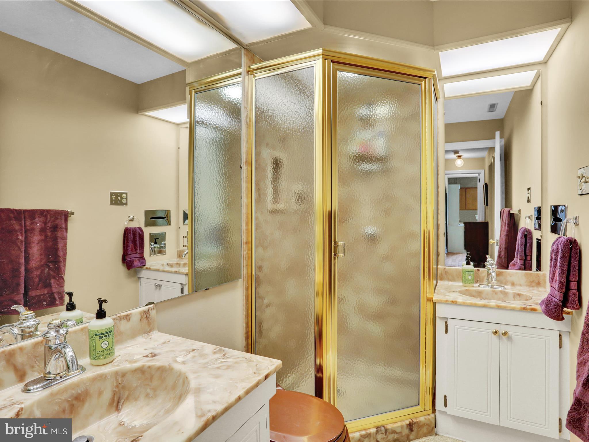 115 Mayer Street Reading, PA 19606 - Photo 31 of 48 a bathroom with a granite countertop sink toilet and shower
