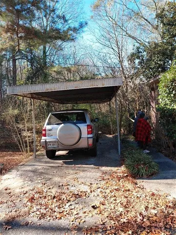 a view of outdoor space and deck