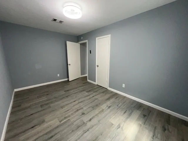 wooden floor in an empty room