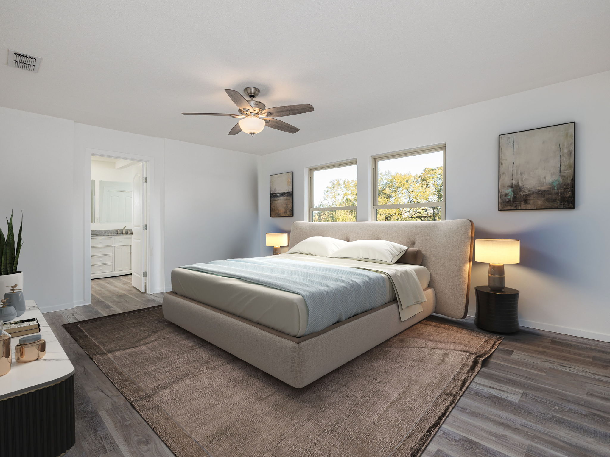 806 Country Club Road Georgetown, TX 78628 - Photo 22 of 39 Virtually staged Primary Suite