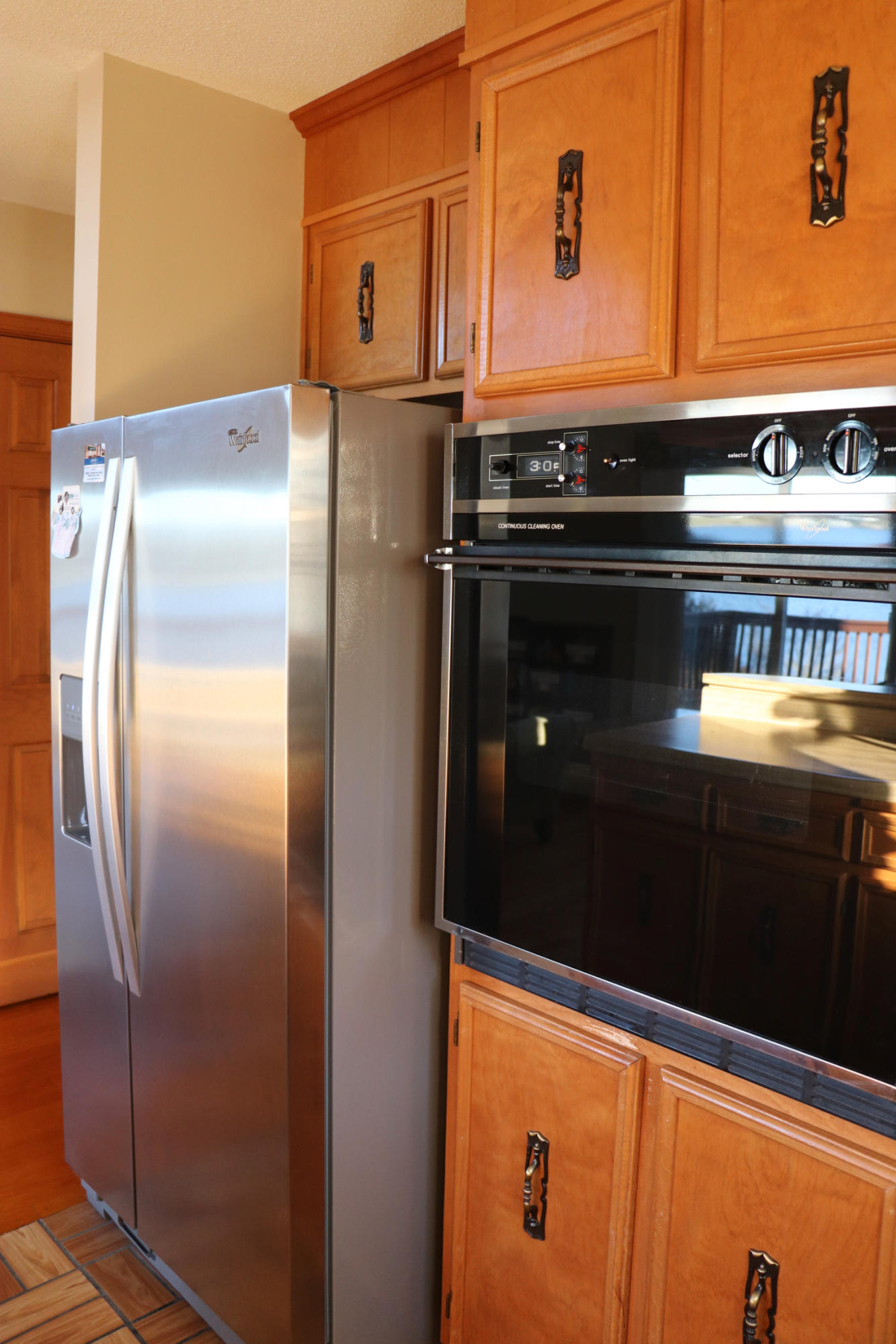 3571 Kemp Ford Road Union Hall, VA 24176 - Photo 40 of 102 a close view of a refrigerator in kitchen and a stove