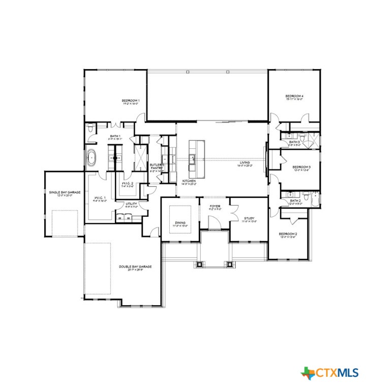 6807 Lacey Oak Road Salado, TX 76571 - Photo 41 of 41 a picture of floor plan
