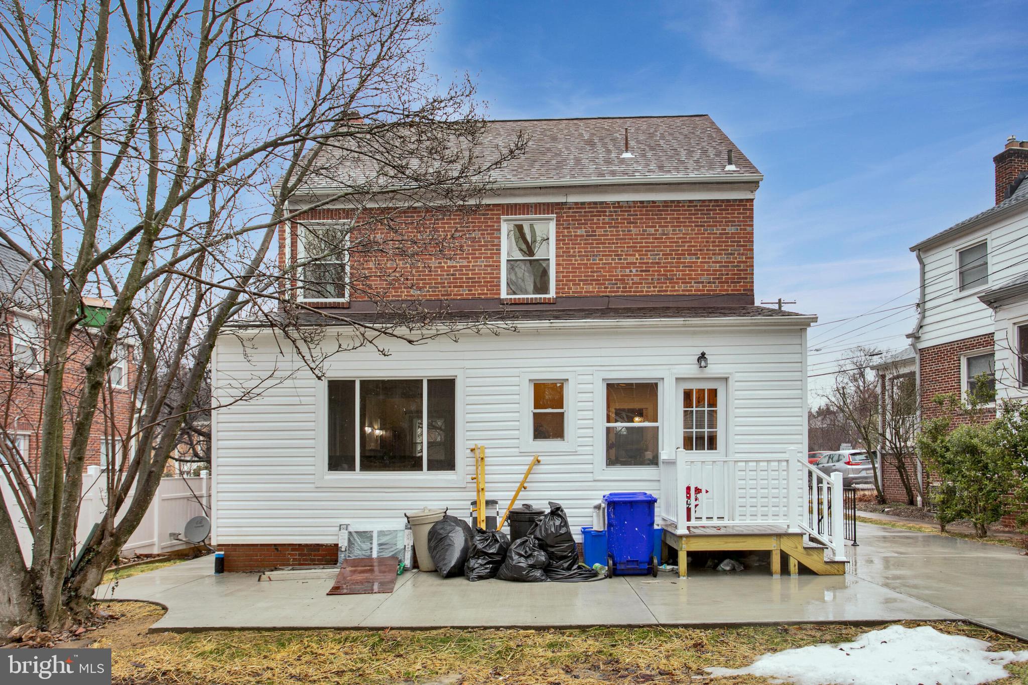 4604 Nottingham Drive Chevy Chase, MD 20815 - Photo 25 of 35 a front view of house with outdoor space