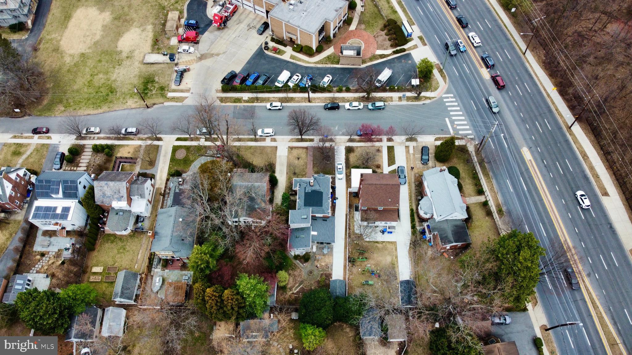 4604 Nottingham Drive Chevy Chase, MD 20815 - Photo 33 of 35 an aerial view of houses with outdoor space