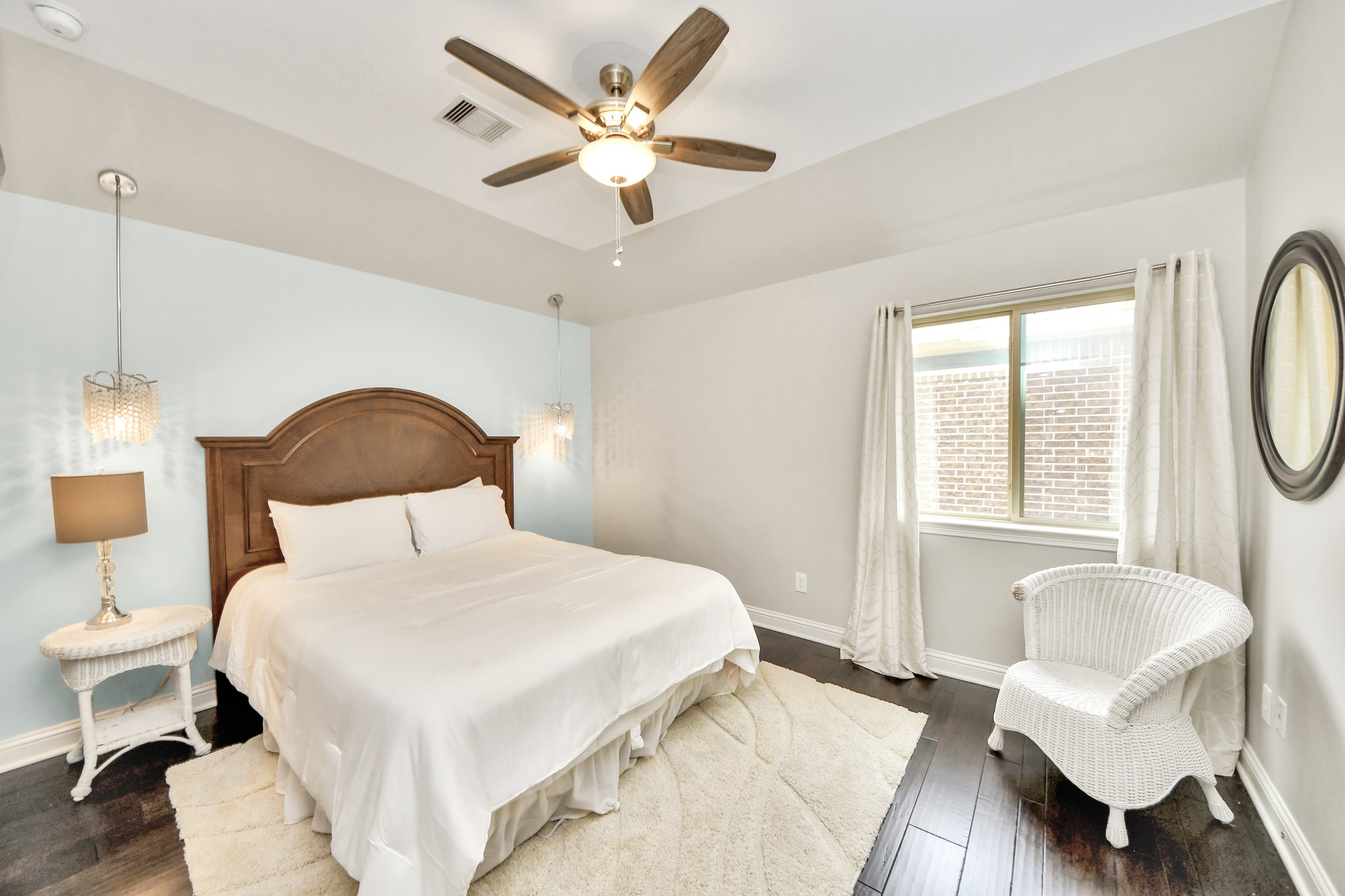 2811 Hadley Springs Lane Spring, TX 77386 - Photo 42 of 50 a bedroom with a bed chairs and a window