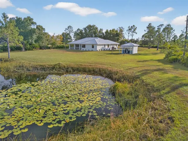 a view of a city with an ocean