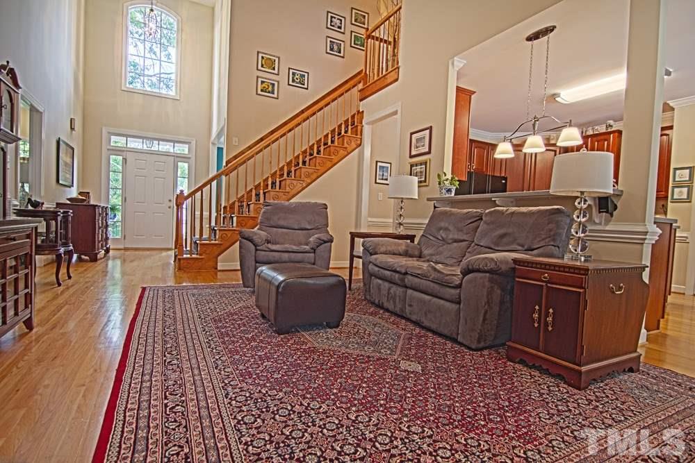 5305 Corbarron Court Raleigh, NC 27606 - Photo 10 of 21 Bright two story living room