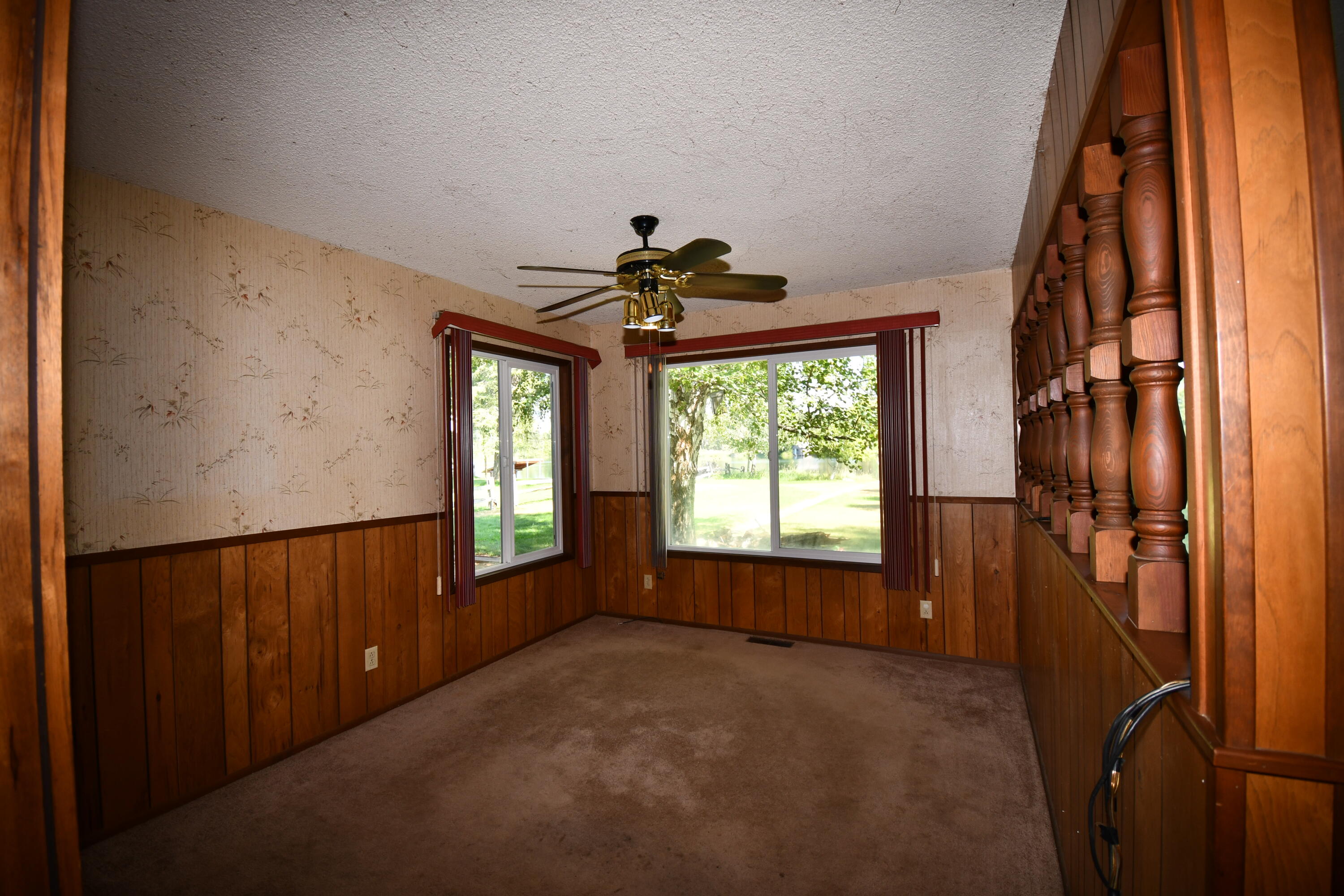 41916 Creighton Road Fall River Mills, CA 96028 - Photo 17 of 50 a view of an empty room with a window