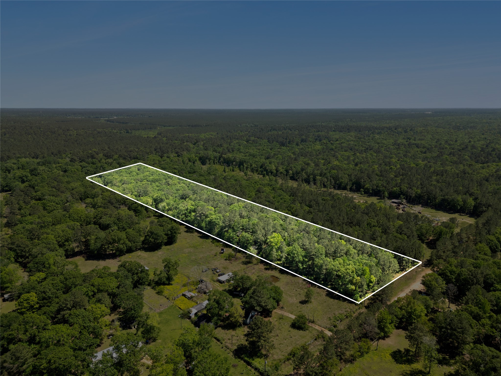 0 Maxine Lane Cleveland, TX 77328 - Photo 4 of 5 an aerial view of beach and yard