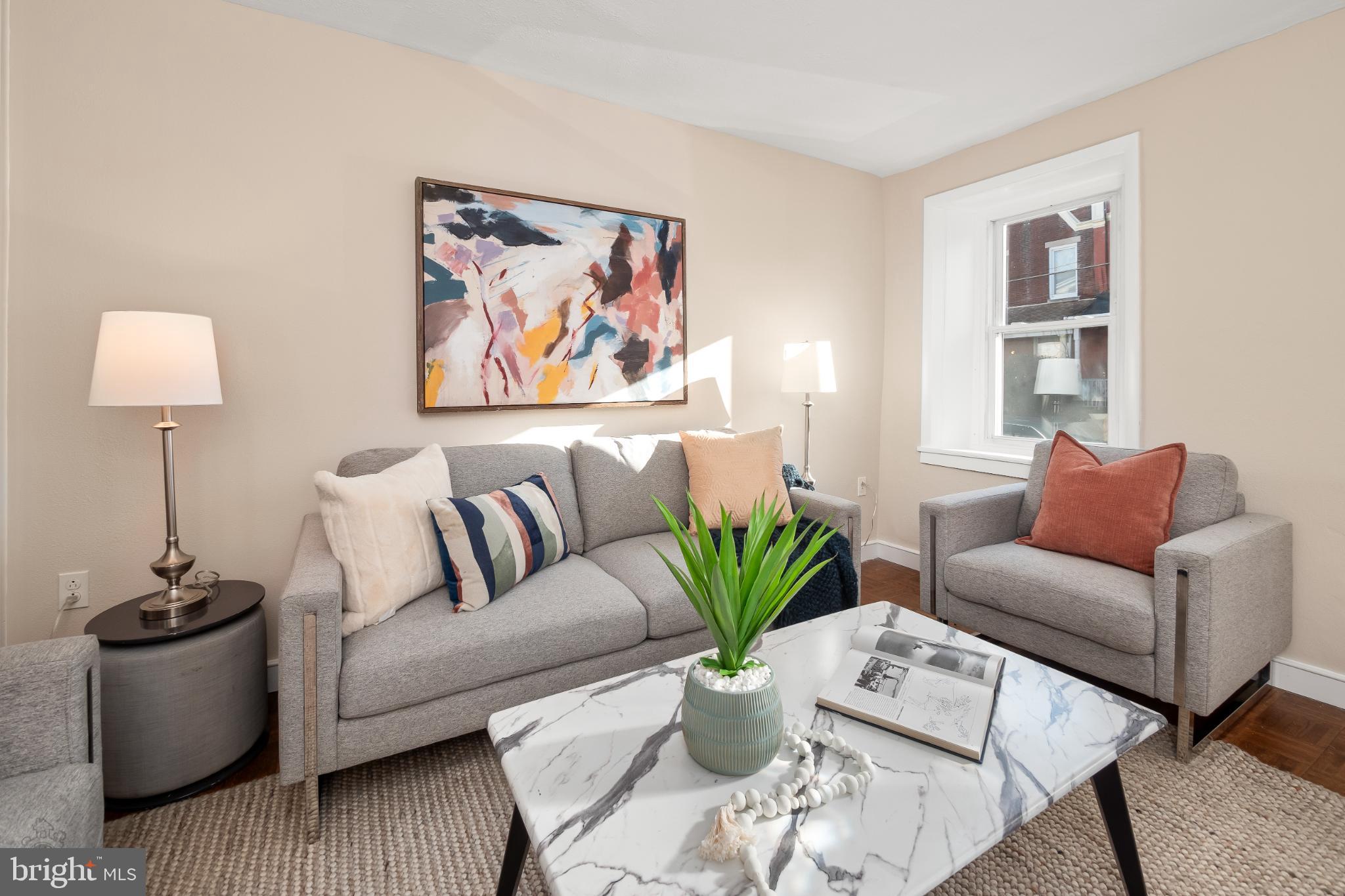 39 West Durham Street Philadelphia, PA 19119 - Photo 4 of 36 Bright and inviting living room.