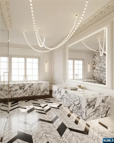 a room with lots of furniture and windows