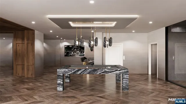 a picture of a bathroom with a bathtub