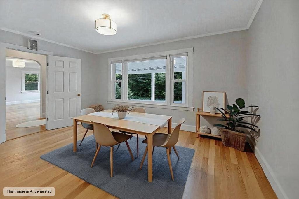 22 1st Rangeway Waterville, ME 04901 - Photo 8 of 31 Dining room virtually staged