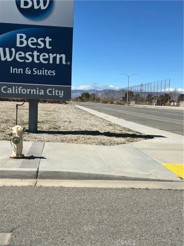 a view of a street sign