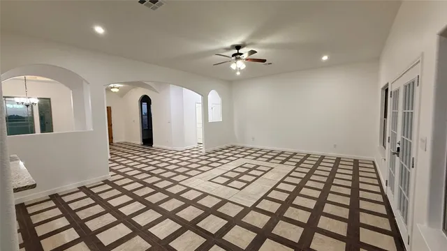 a picture of a room with windows