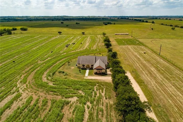 a view of an outdoor space and swimming pool