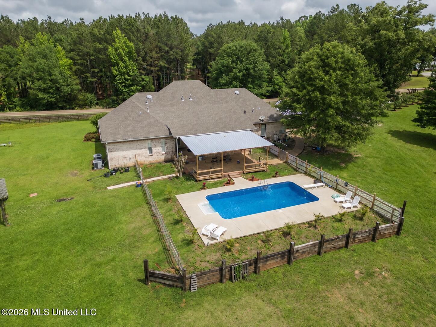1529 Lower Milligan Springs Road Kilmichael, MS 39747 - Photo 13 of 46 backyard no float