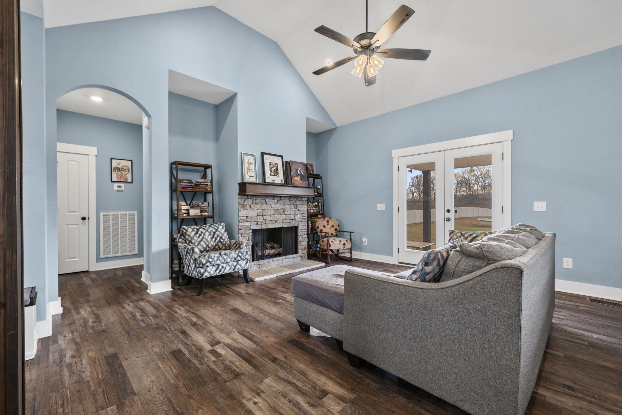 2086 Beverly Court Springfield, TN 37172 - Photo 16 of 39 a living room with furniture and a fireplace
