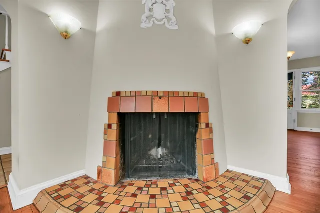 a room that has a bed and a window