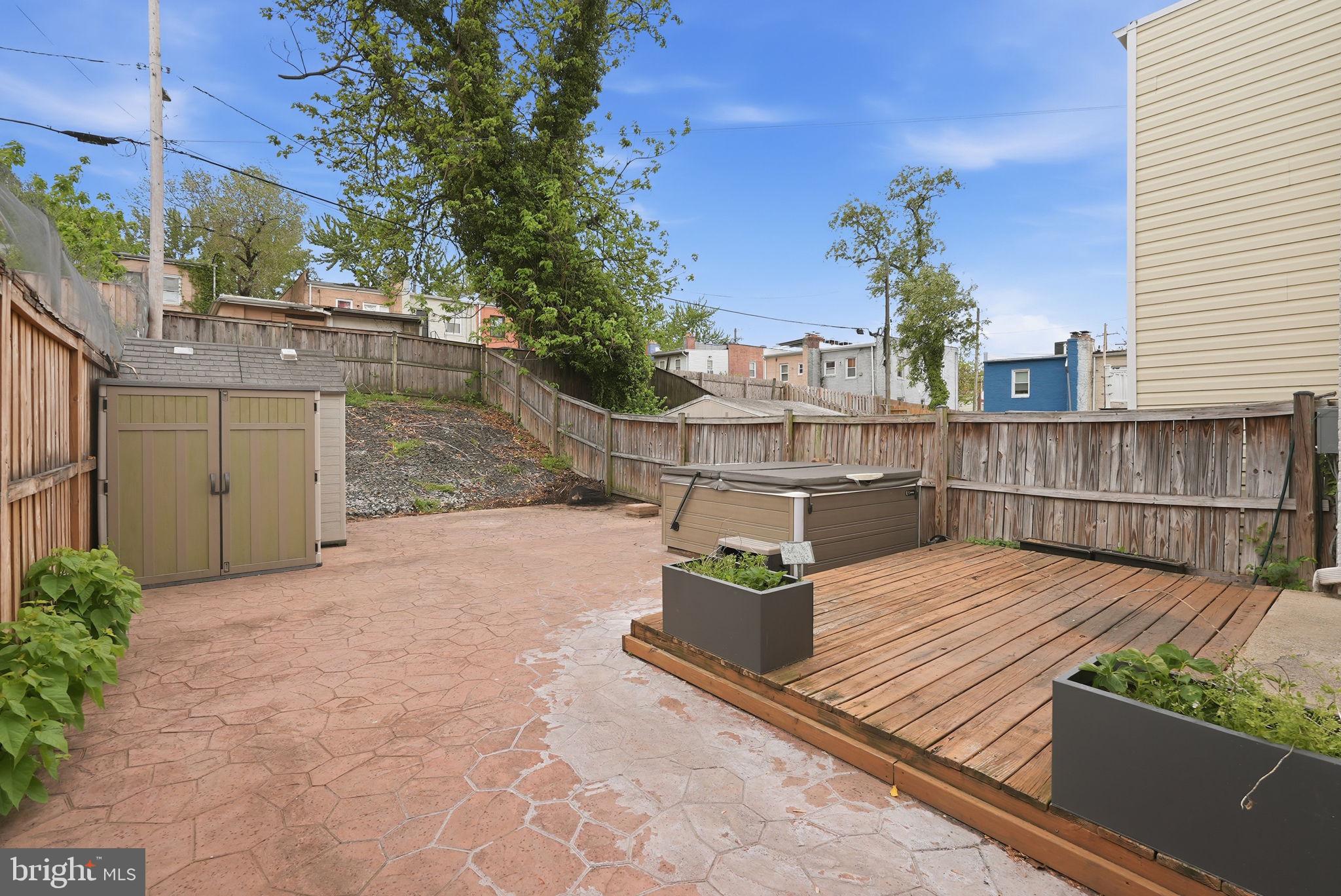 3417 B Street Southeast Washington, DC 20019 - Photo 19 of 22 a view of a terrace with sitting area