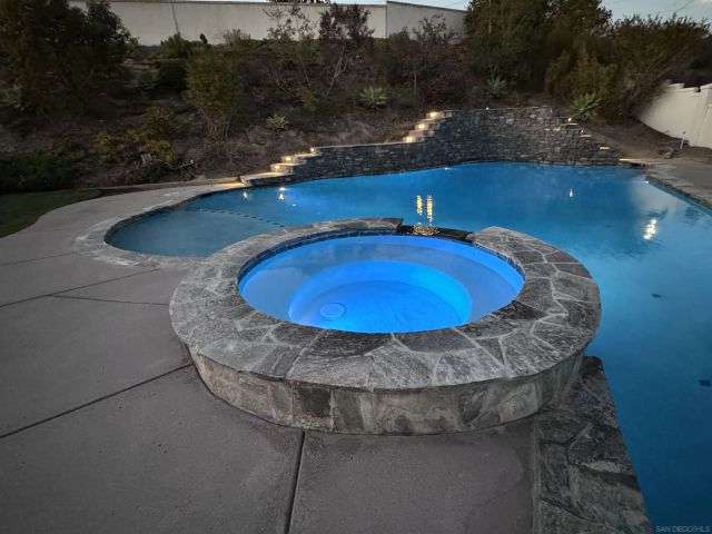 a view of outdoor space with seating