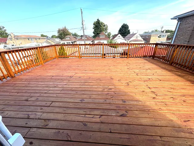 a view of balcony with floor