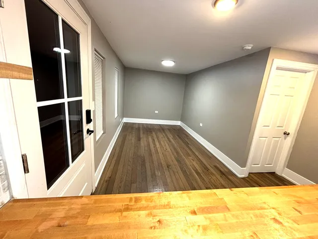 view of wooden floor