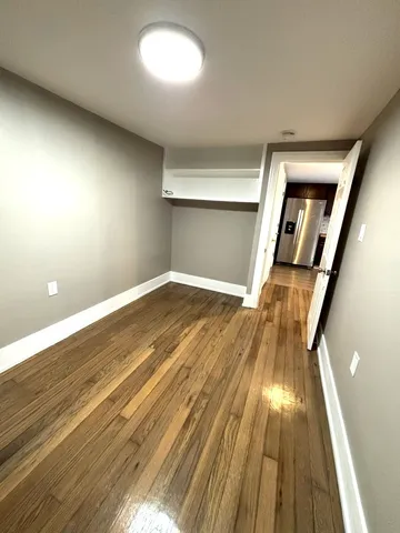 a view of wooden floor in a room