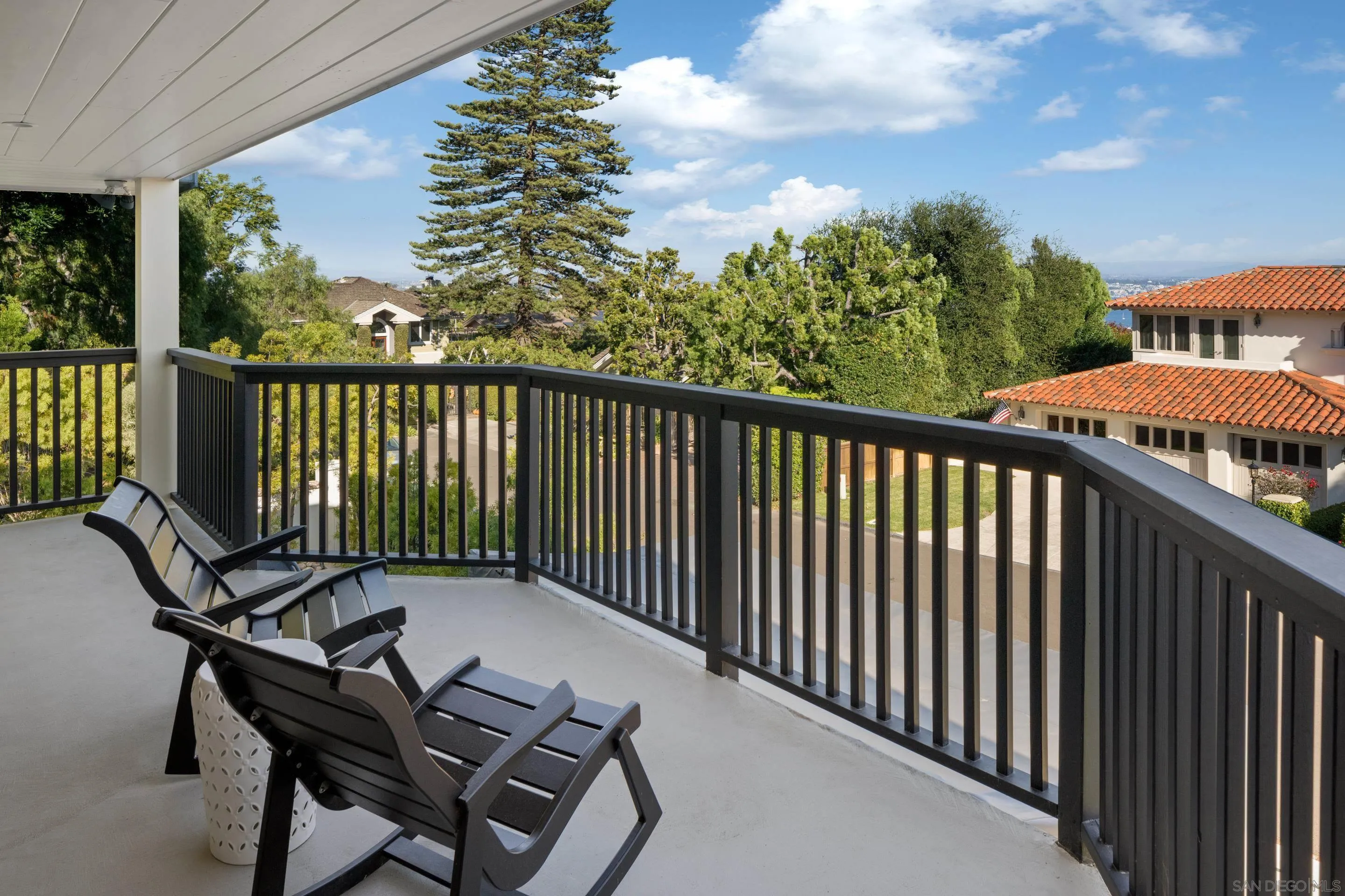3530 Silvergate Place San Diego, CA 92106 - Photo 18 of 41 a view of a balcony with wooden floor