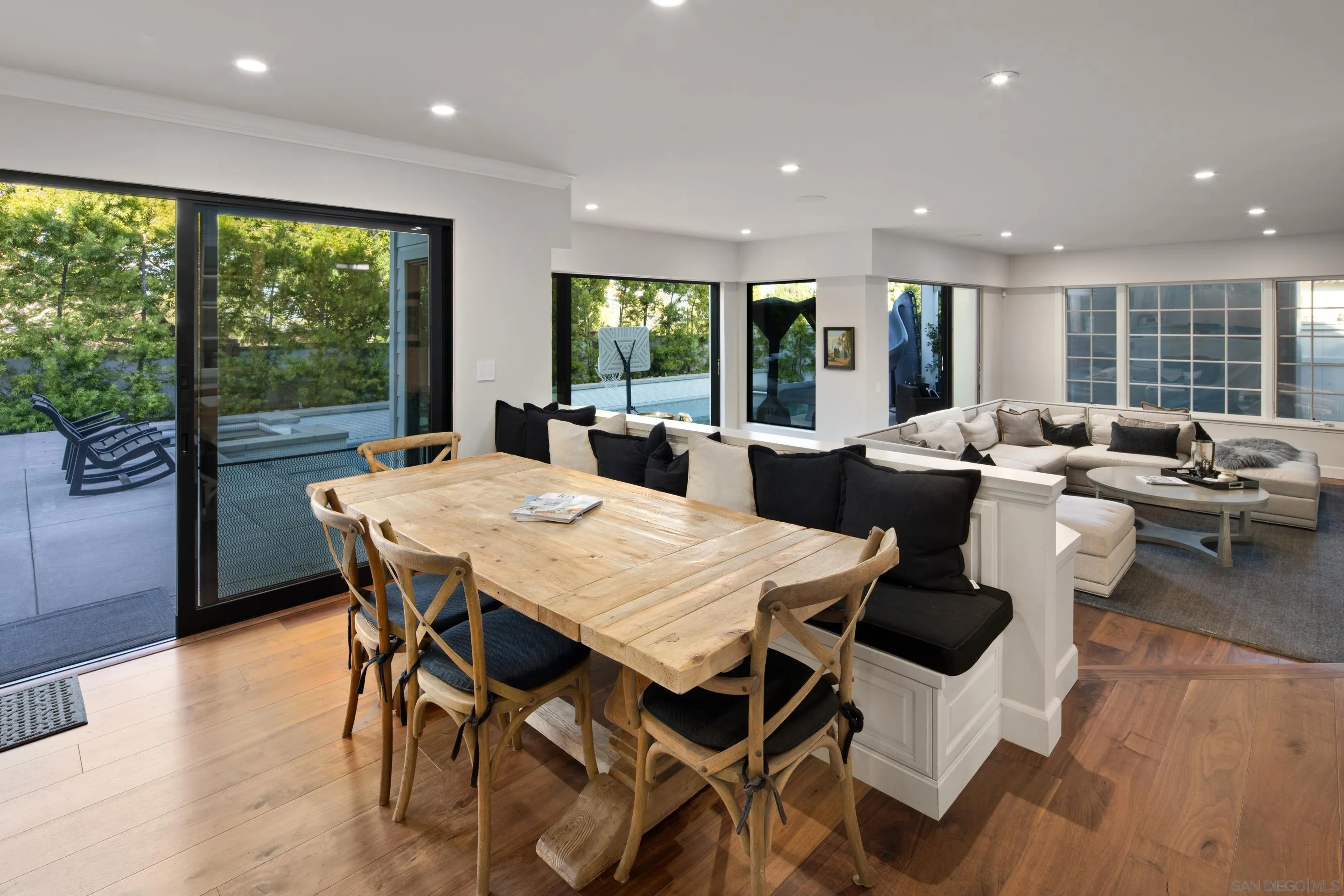 3530 Silvergate Place San Diego, CA 92106 - Photo 6 of 41 a view of a dining room with furniture window and outside view