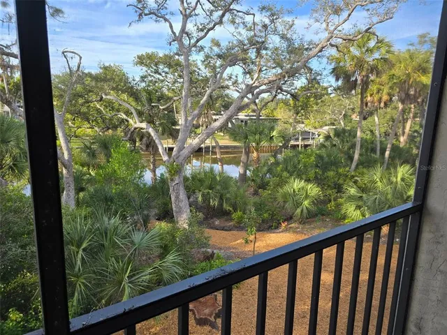 a view of a forest from a window