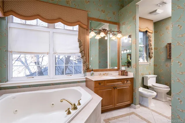 a view of walk in closet with window