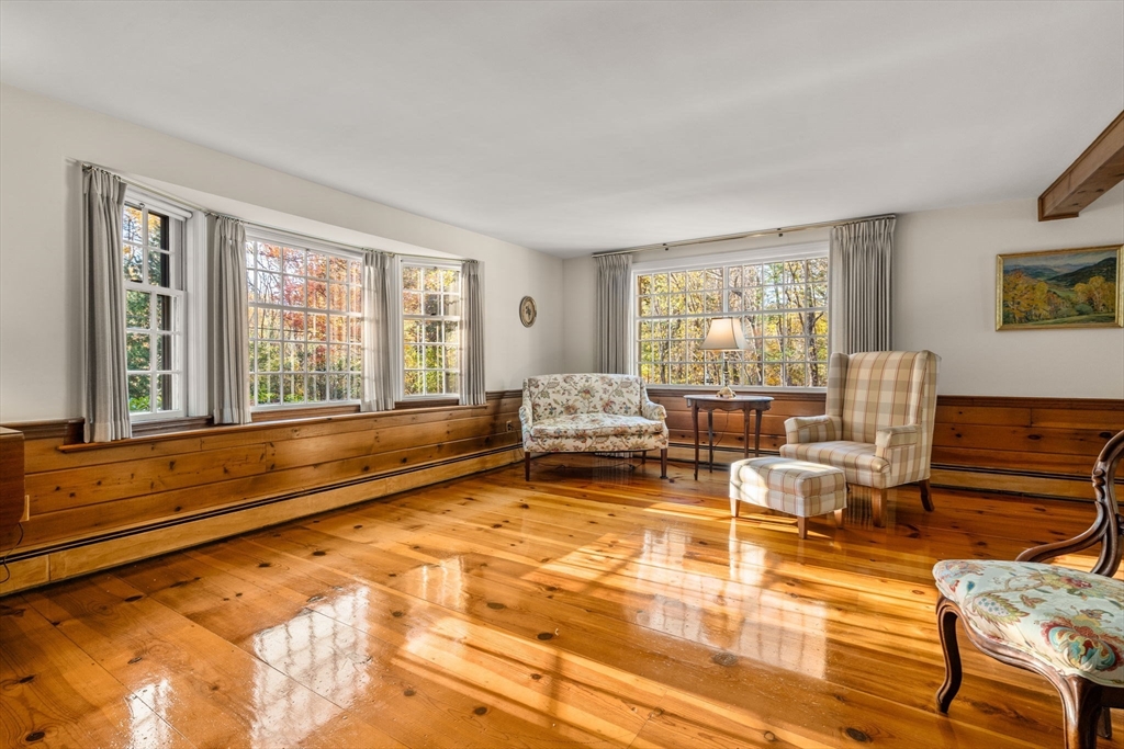 31 White Road Wayland, MA 01778 - Photo 6 of 36 a living room with furniture and a large window