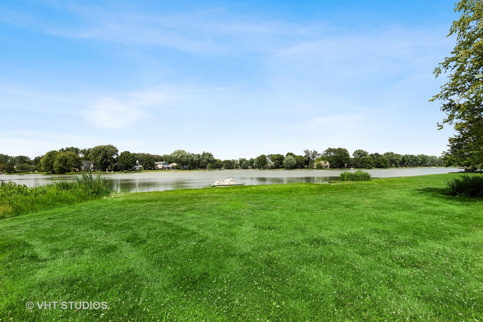 395 North Valley Road Barrington, IL 60010 - Photo 33 of 45 a view of lake with green space