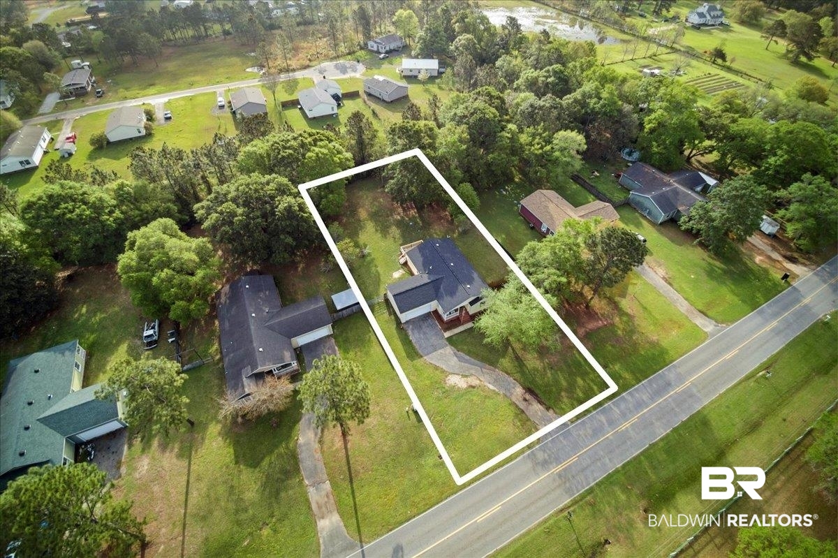 6971 March Road Theodore, AL 36582 - Photo 21 of 26 Aerial view with a residential view