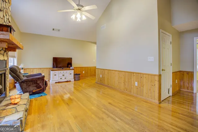 a view of outdoor space with trees