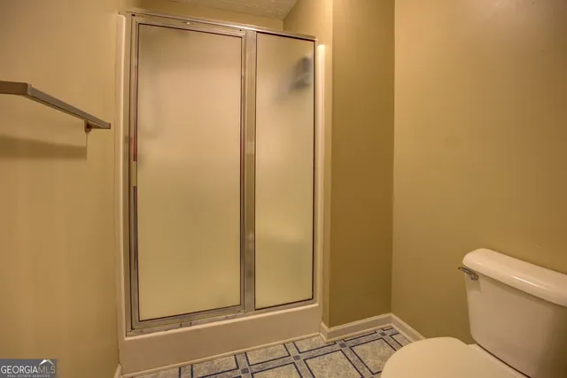 a view of mountain view with large trees