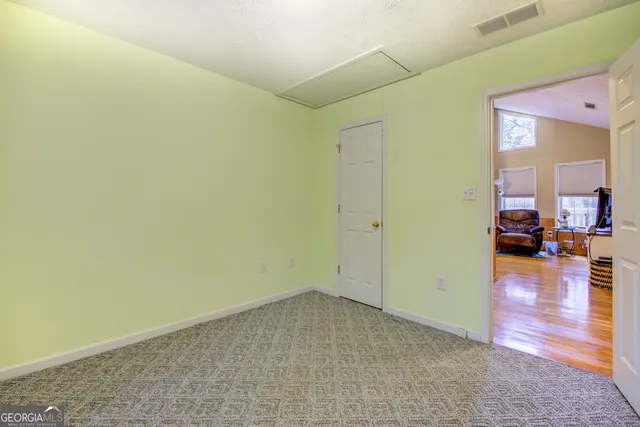 a view of lake and mountain