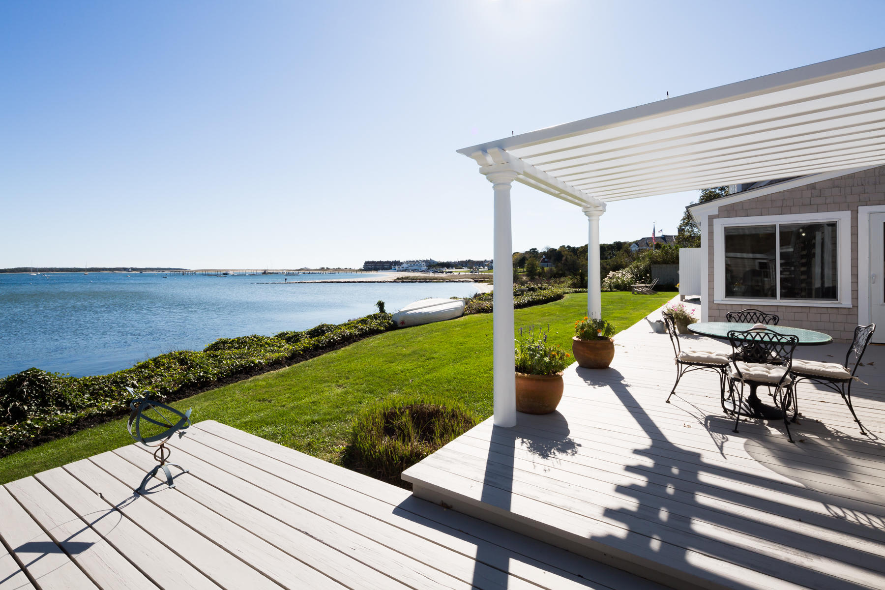 97 Harbor Bluff Road Hyannis, MA 02601 - Photo 11 of 33 a view of a deck with wooden floor and outdoor space