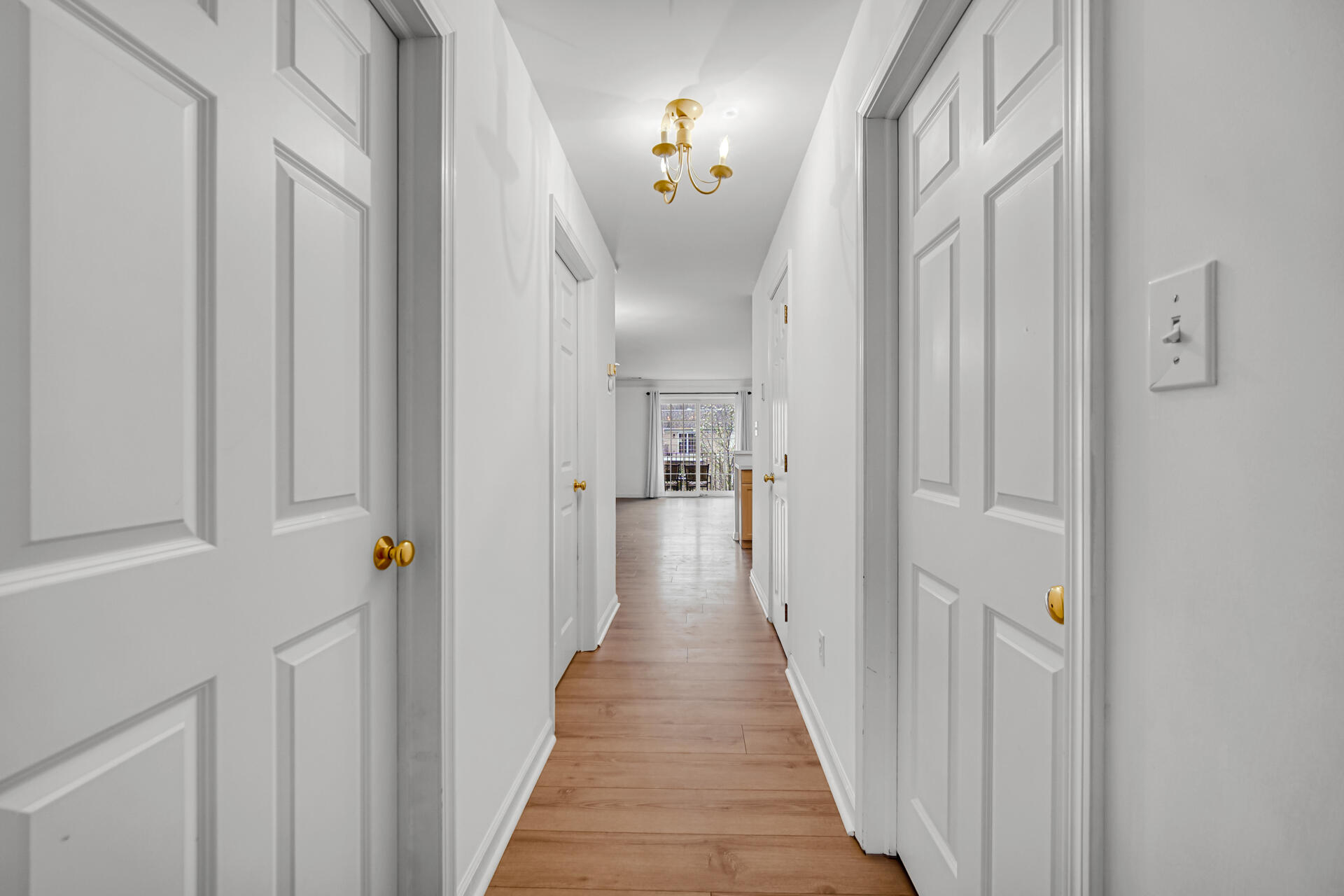 2649 Georgetowne Drive, Unit B2 Highland, IN 46322 - Photo 17 of 20 a view of a hallway with wooden floor and closet