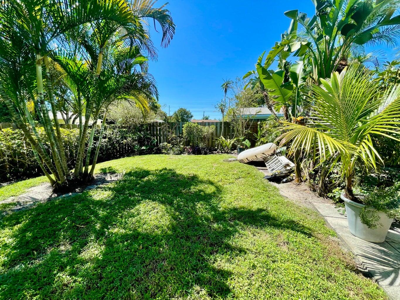 1259 Denlow Lane Royal Palm Beach, FL 33411 - Photo 40 of 40 a view of a garden with a tree