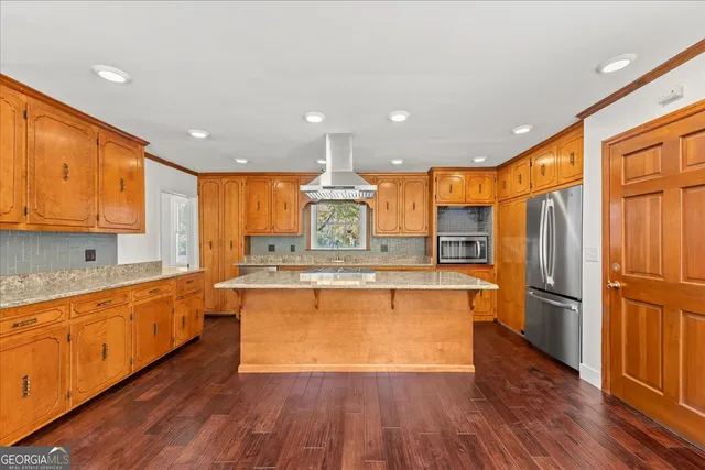 a room with a couch and a table