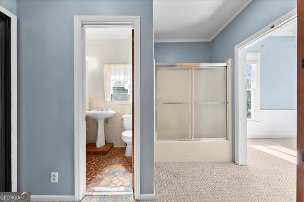 a view of room with window