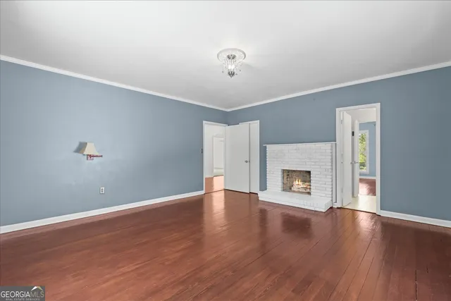 a view of a swimming pool with an outdoor seating