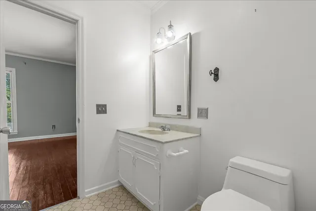 a view of a swimming pool with an outdoor space and seating area