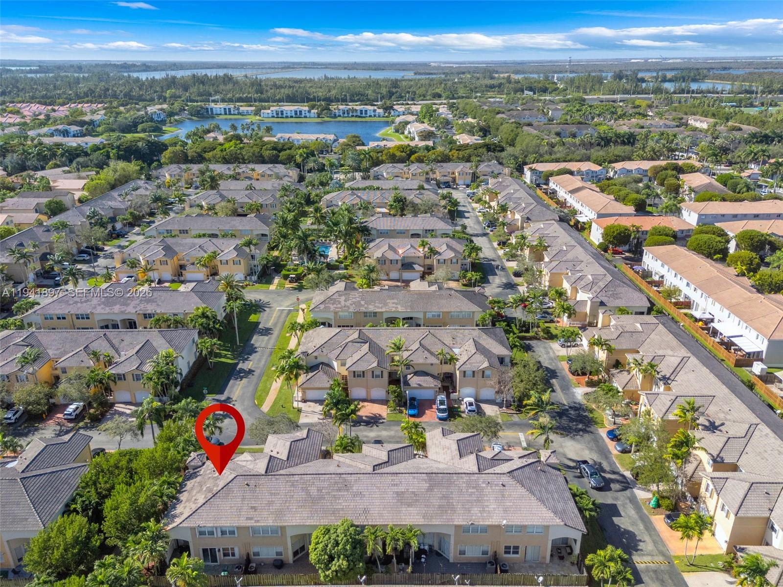 5505 Northwest 112th Path, Unit 5505 Doral, FL 33178 - Photo 39 of 44 an aerial view of multiple house