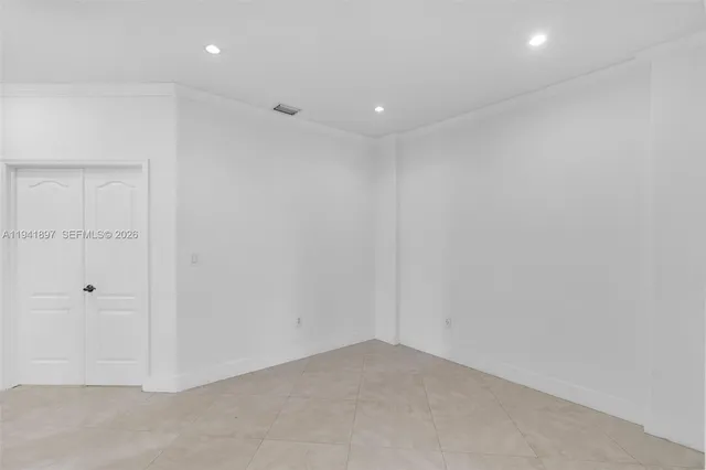 a view of an empty room