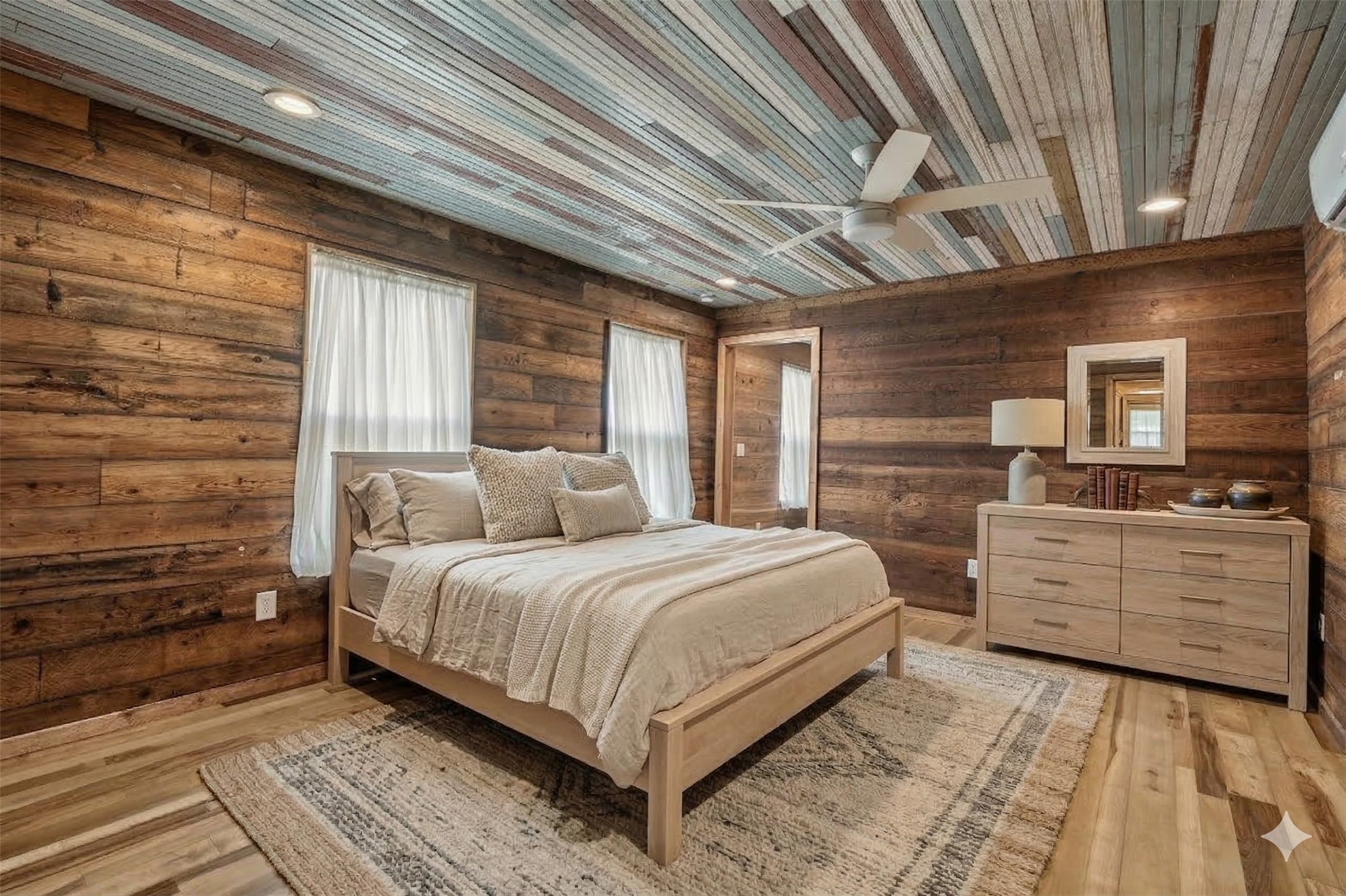 1148 Gunter Street Austin, TX 78721 - Photo 12 of 18 a bedroom with a large bed and a dresser