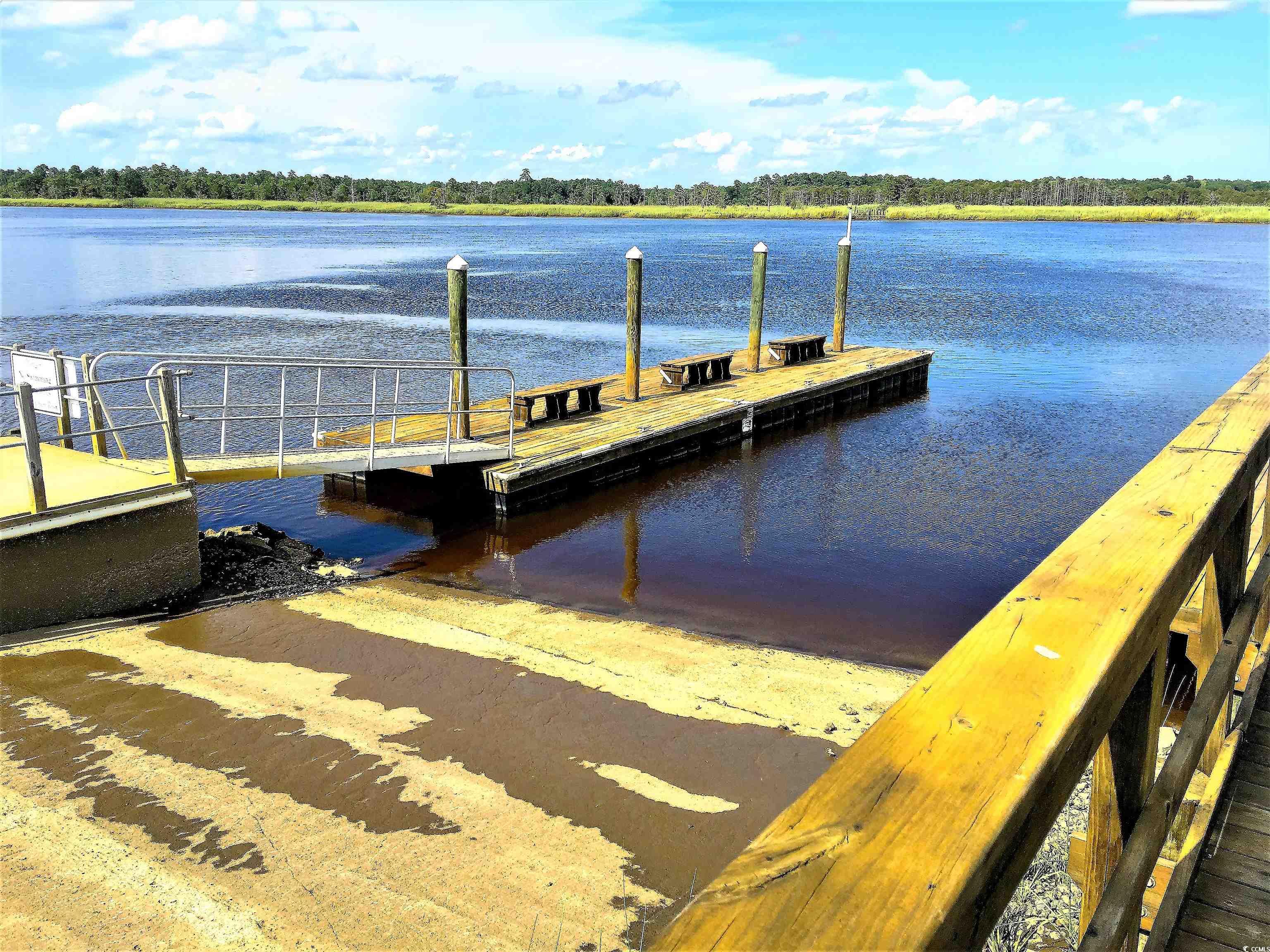 40 Governor Boone Lane Georgetown, SC 29440 - Photo 25 of 33 Dock area featuring a boat ramp and a water view