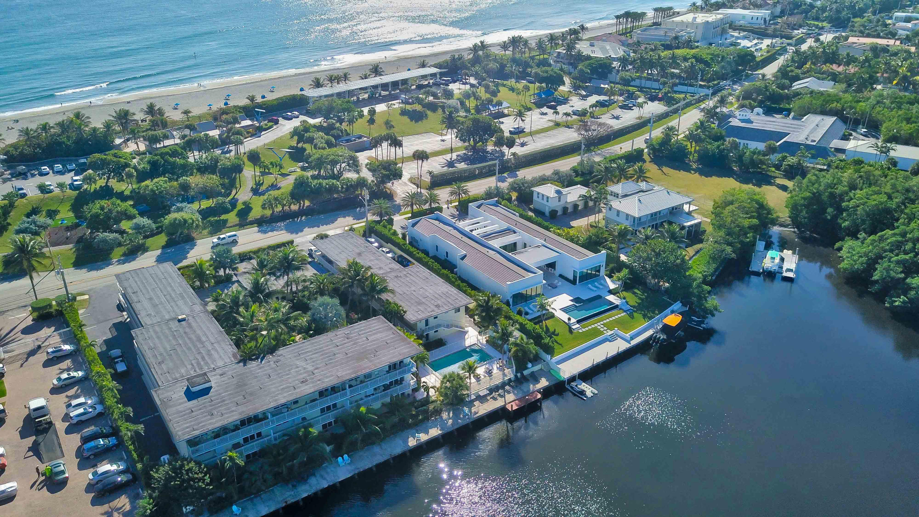 6520 North Ocean Boulevard, Unit 28 Ocean Ridge, FL 33435 - Photo 30 of 32 an aerial view of a city